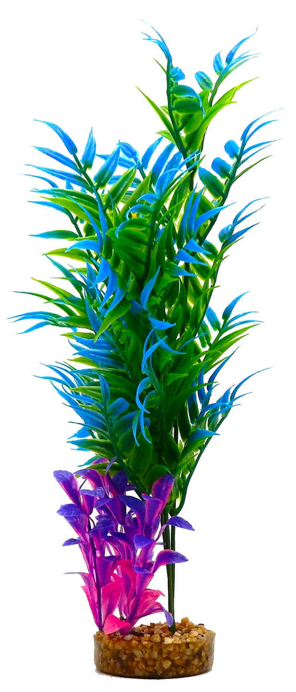 Aqua Culture Maidenhair Fern Aquarium Plant Decoration - Bright Colors