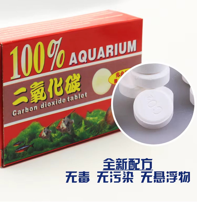 Aquarium CO2 Tablet Carbon Dioxide Supplements Diffuser for Water Plant Grass Aquarium Fish Tank Aquarium Accessories