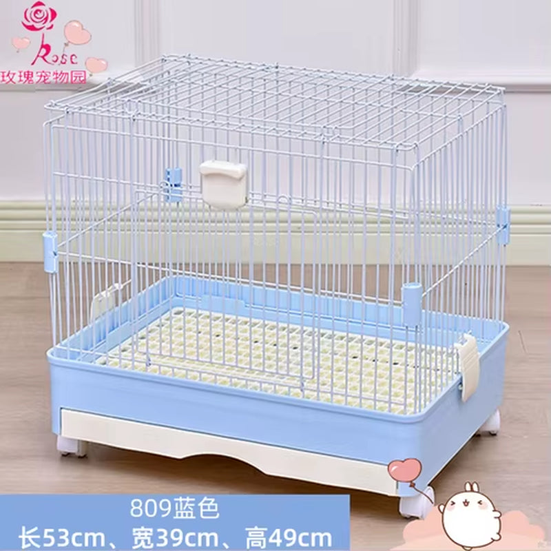 Rabbit Cage Automatic Dung Cleaning Rabbit Cage Household Extra Large Rabbit Cage Rabbit Villa Nest Rabbit House Pet Cage