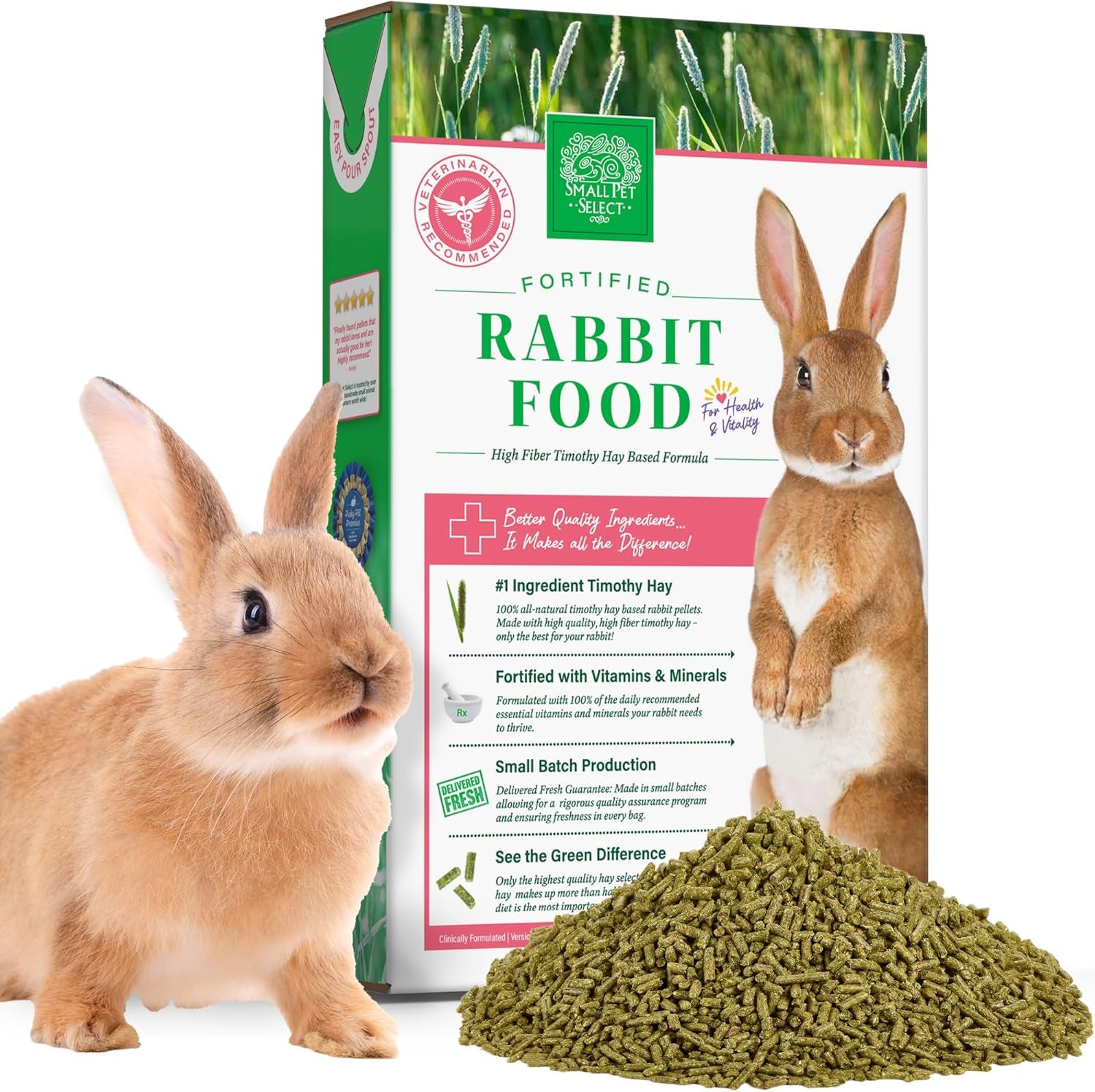 Small Pet Select Rabbit Food Pellets, 10 Lb.