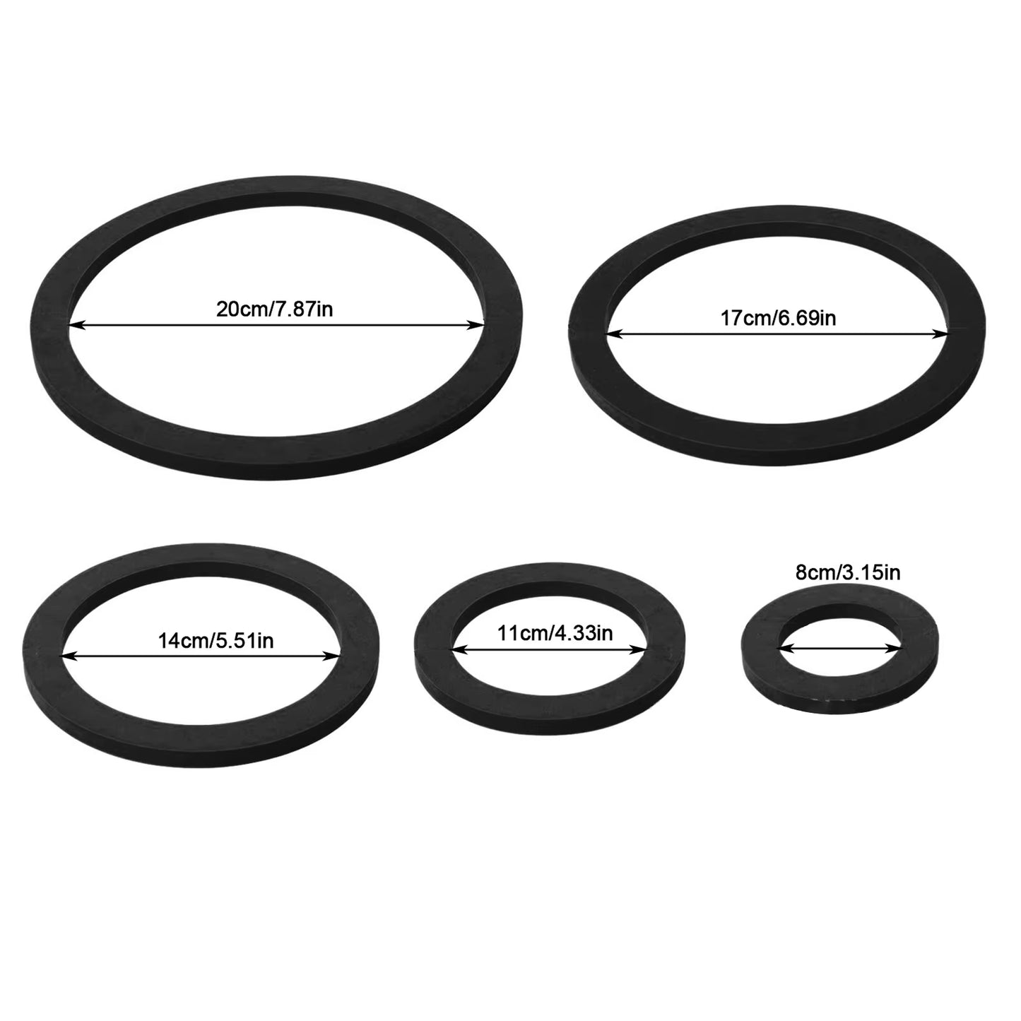 Fish Feeding Supplies Plastic Buoyancy Circle 5Pcs 2Colors for Feeder Square/Round Feeding Ring Aquarium Floating Food