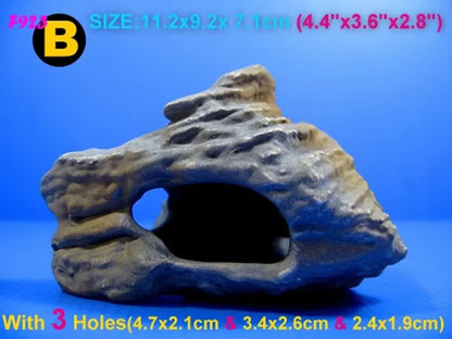 MF CICHLID STONE Ceramic Aquarium Rock Cave Decor for Fish Tank Aquarium Accessories