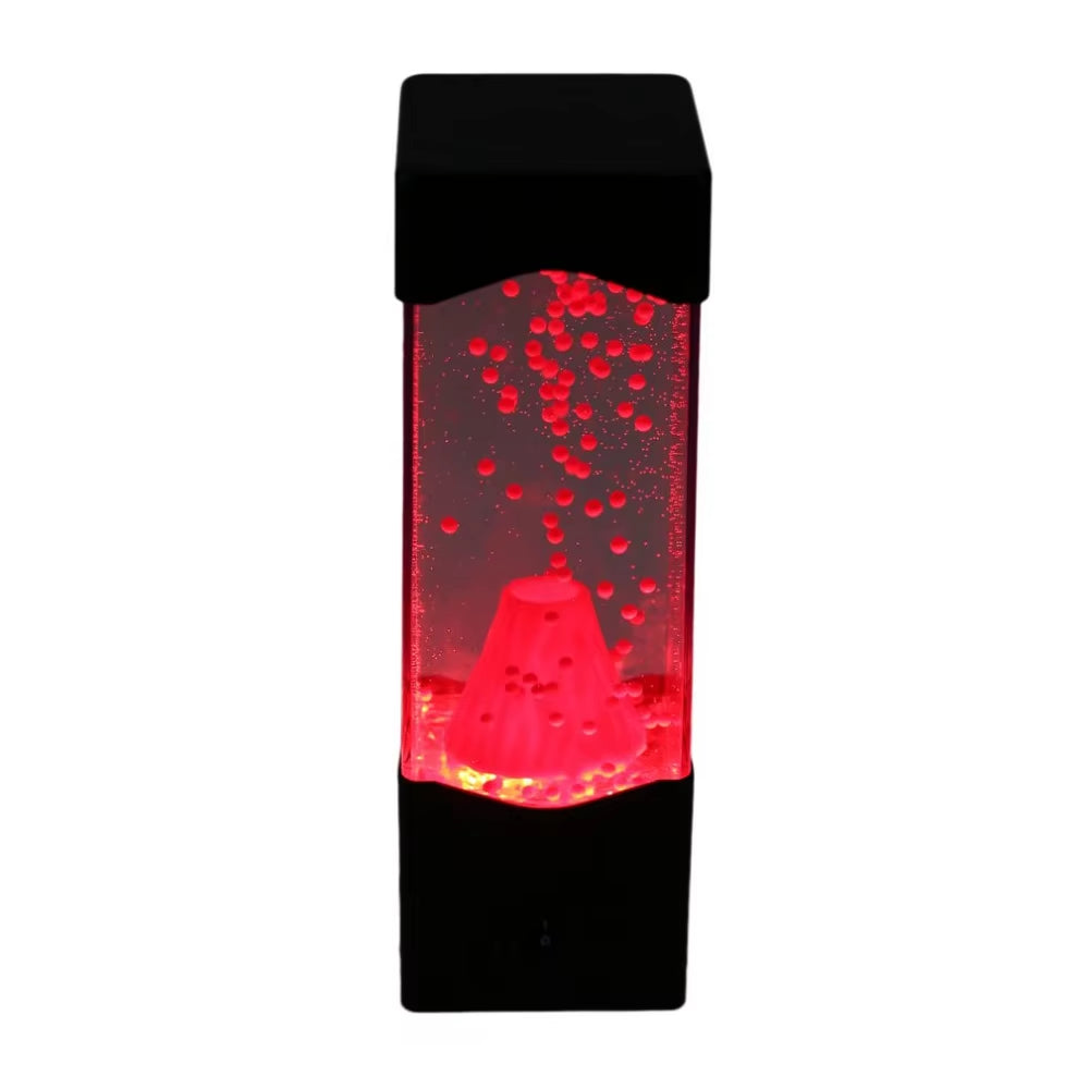 Volcano Eruption Water Ball Aquarium Tank LED Night Lights Lamp Relax Bedside Mood Light for Home Decoration Magic Lamp DIY Gift