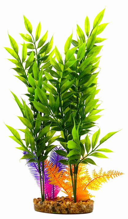 Aqua Culture XL Standing Aquarium Plant - Multicolor