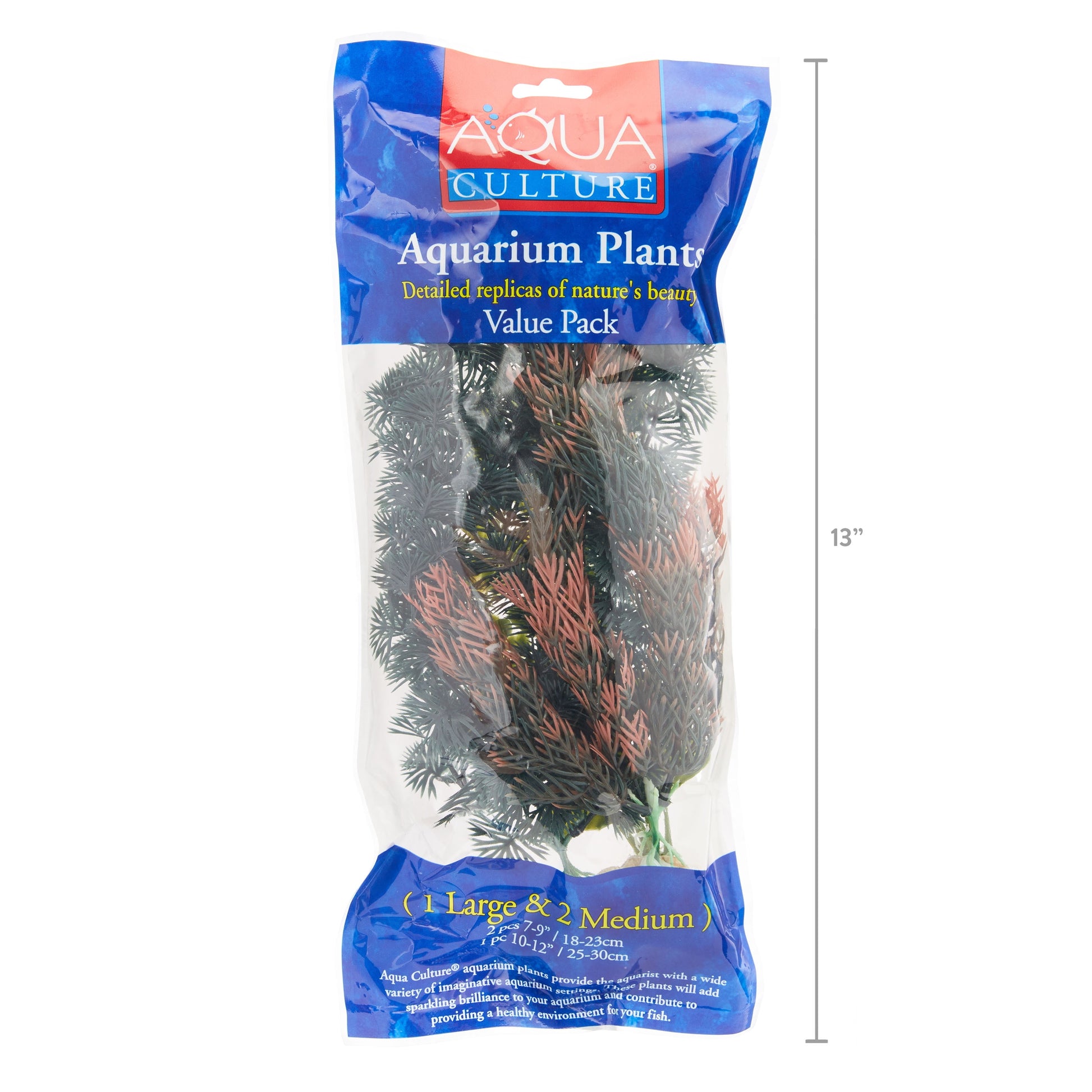 Aqua Culture Moneywort, Cabomba & Foxtail Aquarium Plant Assortment (Style Will Vary)