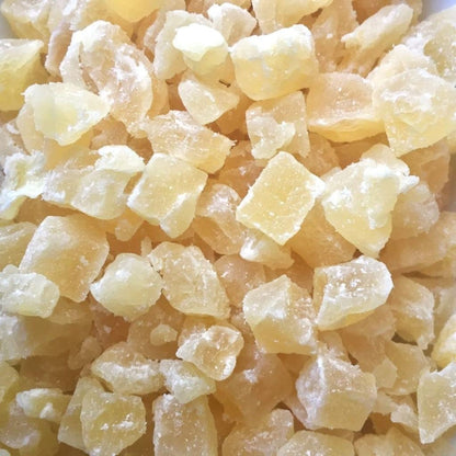 Dried Diced Pineapple, Low Sugar No Sulfur (Unsulfured Natural Dices, No SO2) (1.5 Pounds)