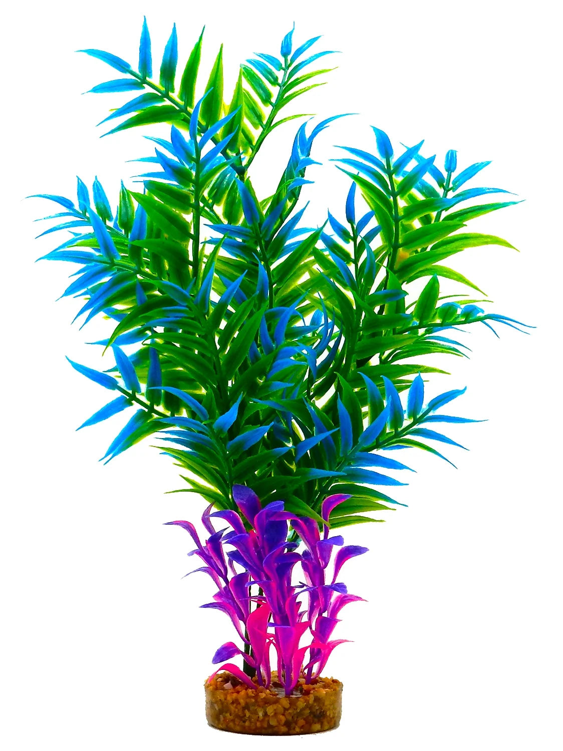 Aqua Culture Maidenhair Fern Aquarium Plant Decoration - Bright Colors