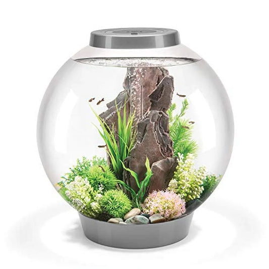 Biorb CLASSIC 15 Aquarium with LED - 4 Gallon, Silver