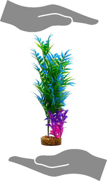 Aqua Culture Maidenhair Fern Aquarium Plant Decoration - Bright Colors