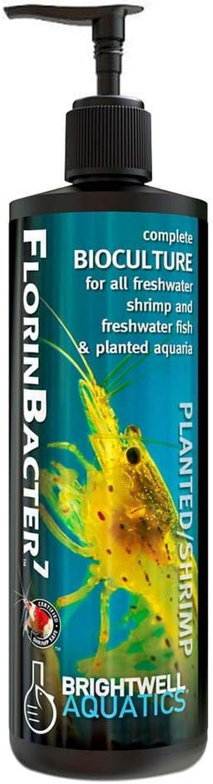 Brightwell Aquatics Florinbacter7 - Complete Bacteria Bioculture for Freshwater Shrimp, Fish, and Planted Aquariums, 250 Ml (SFNB250)