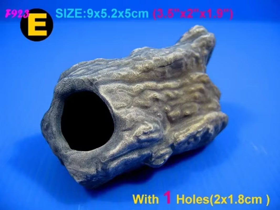 MF CICHLID STONE Ceramic Aquarium Rock Cave Decor for Fish Tank Aquarium Accessories