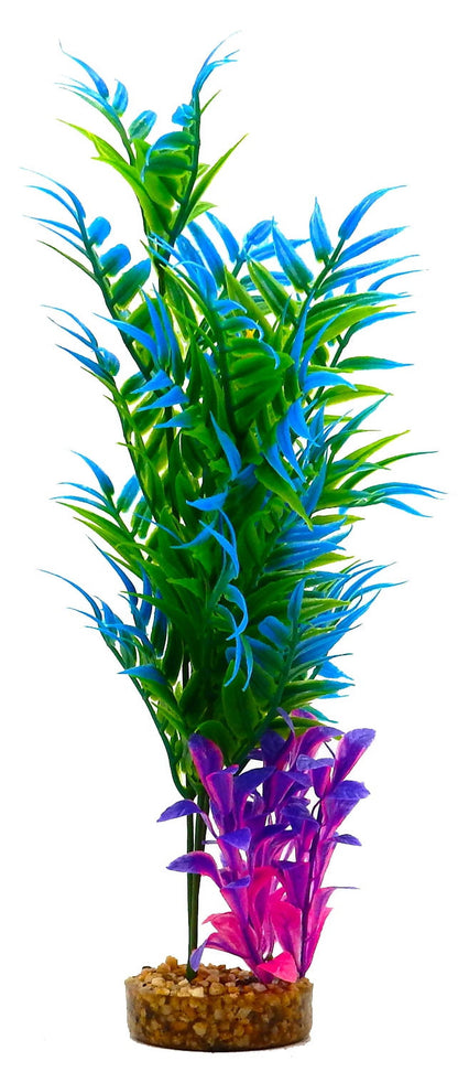 Aqua Culture Maidenhair Fern Aquarium Plant Decoration - Bright Colors