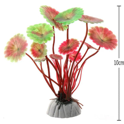 Beautiful Plastic Artificial Aquarium Plants Decoration Submersible Aquatic Fish Tank Grass Ornament Plant Aquarium Background