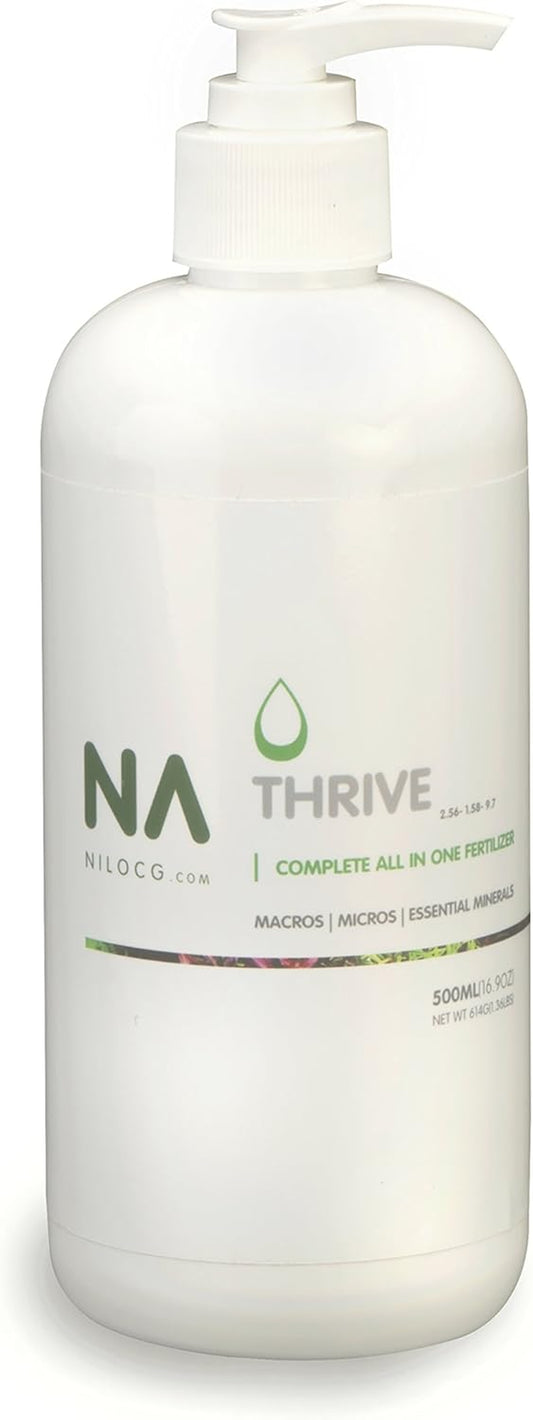 Thrive Planted Aquarium Fertilizer -All in One Planted Tank Liquid Fertilizers - Micro & Macro Nutrient Rich Food for Aquatic Plants - Highly Concentrated for 2500 Gallons of Water - Handy Pump Bottle