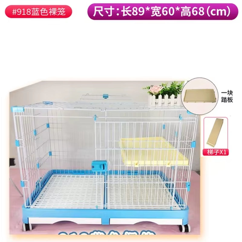 Rabbit Cage Automatic Dung Cleaning Rabbit Cage Household Extra Large Rabbit Cage Rabbit Villa Nest Rabbit House Pet Cage