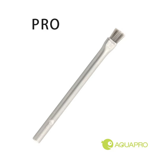 Aquapro Algae Brush Aquarium Accessory Fish Tank Cleaning Tool Stainless Steel Hard Pro Water Cleaner Remover Plant ADA Quality