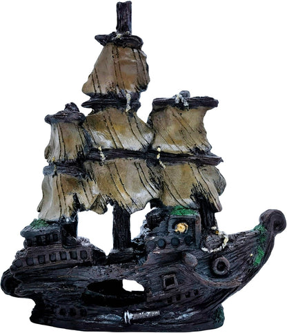 M2Cbridge Aquarium Decor Castle Shipwreck Ornament Underwater Landscape(Egyptian Pyramid)