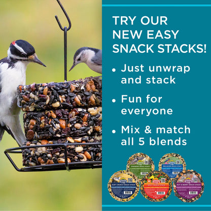 Spicy Snack Stack Wild Bird Food, Dry, 1 Count per Pack, 7 Oz.