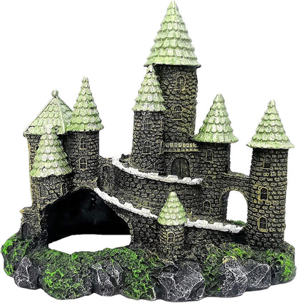 M2Cbridge Aquarium Decor Castle Shipwreck Ornament Underwater Landscape(Egyptian Pyramid)