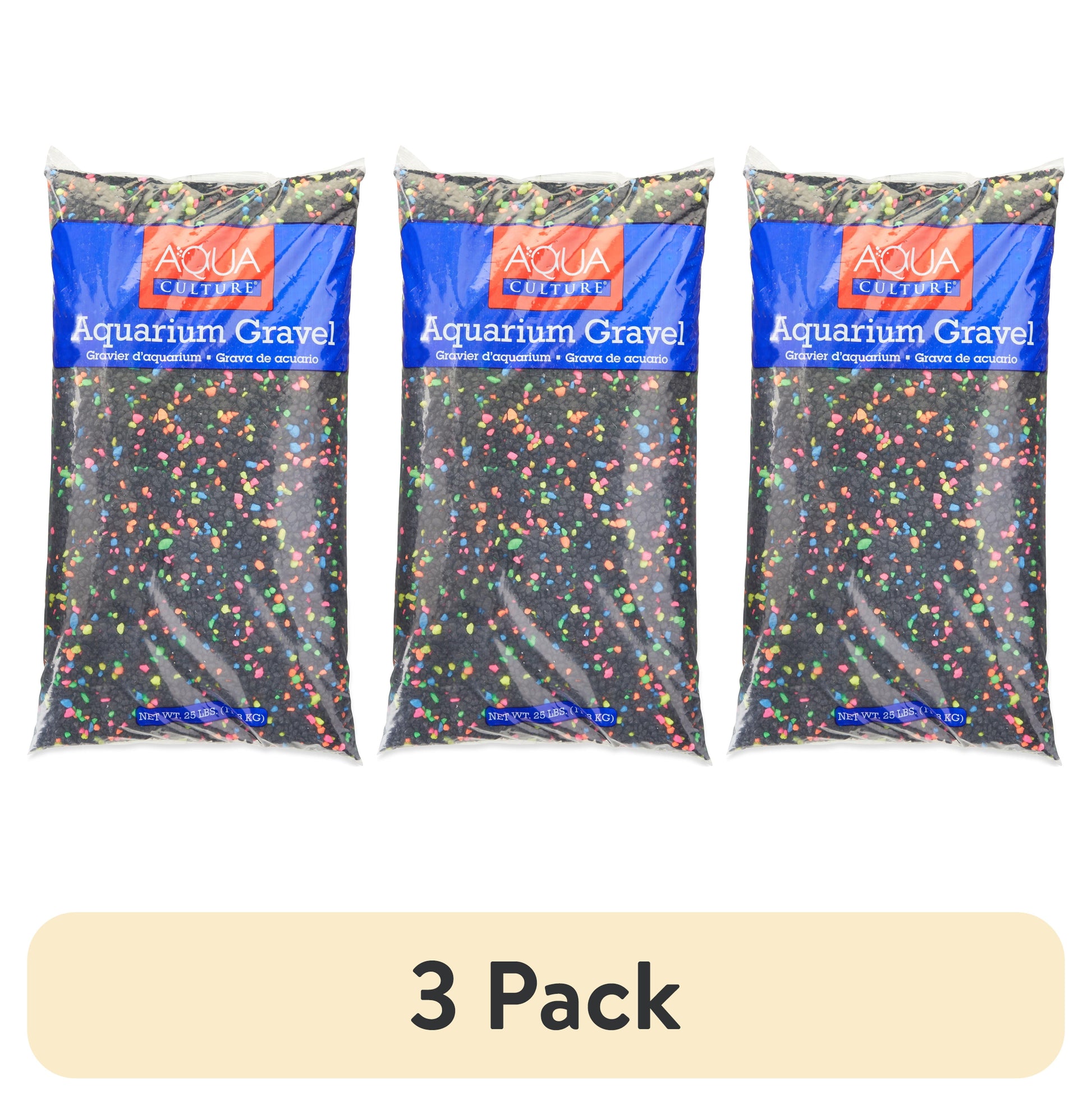 Aqua Culture Aquarium Gravel, Starry Night, 25 Lb