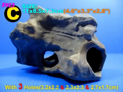 MF CICHLID STONE Ceramic Aquarium Rock Cave Decor for Fish Tank Aquarium Accessories