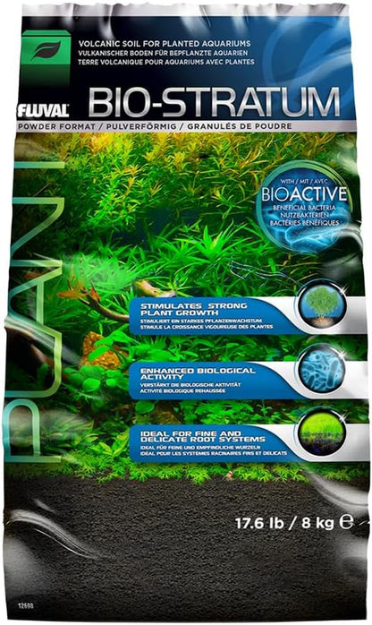 Fluval 12694 Plant and Shrimp Stratum for Freshwater Fish Tanks, 8.8 Lbs. – Aquarium Substrate for Strong Plant Growth, Supports Neutral to Slightly Acidic Ph