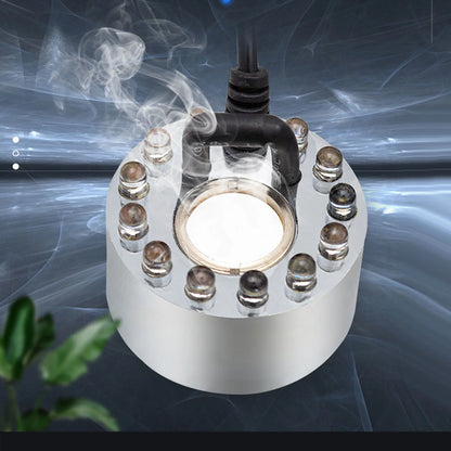 Tdoenbutw Home Decor Atomizer of Fog Amount Head Atomization Fog Large Rocke Aquarium Accessories Big Deals Silver