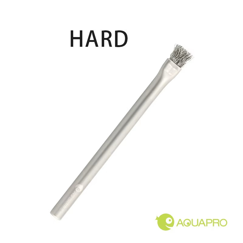 Aquapro Algae Brush Aquarium Accessory Fish Tank Cleaning Tool Stainless Steel Hard Pro Water Cleaner Remover Plant ADA Quality