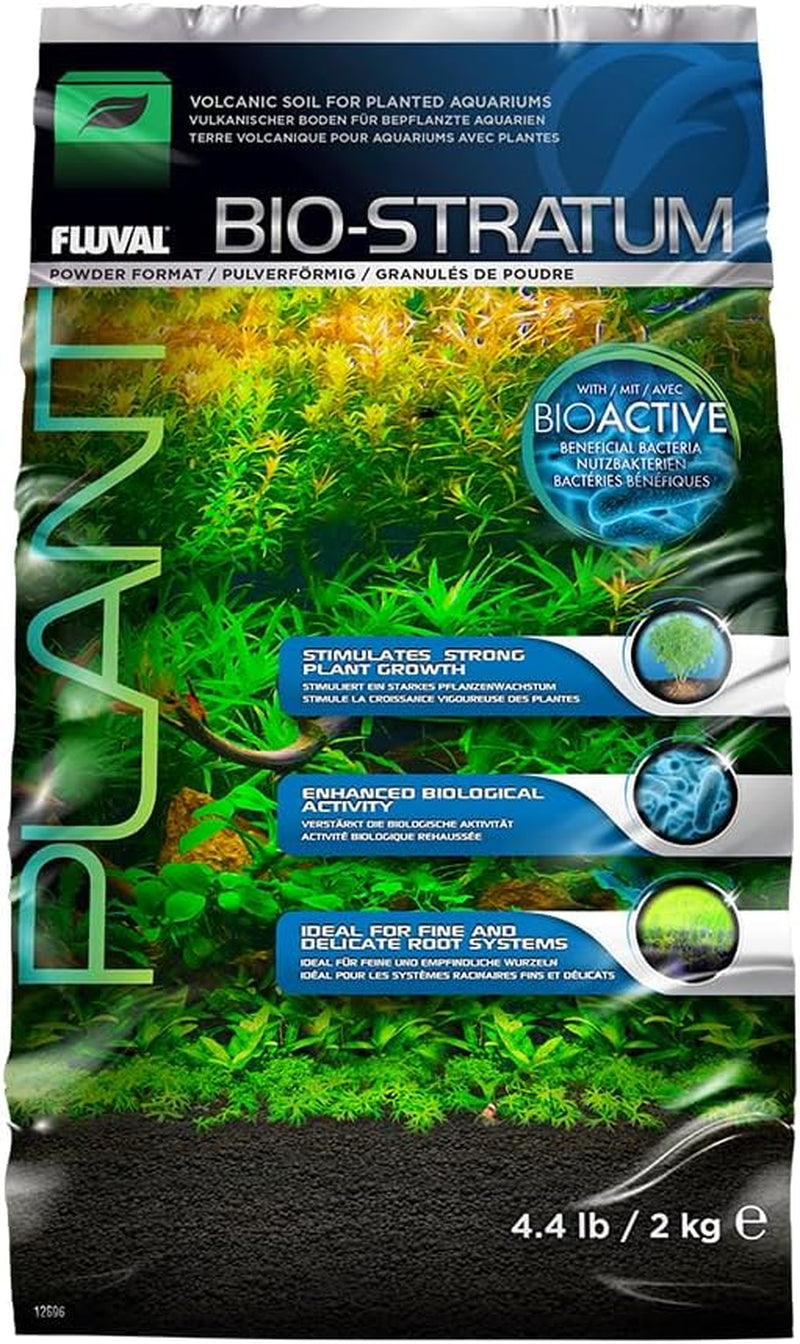 Fluval 12694 Plant and Shrimp Stratum for Freshwater Fish Tanks, 8.8 Lbs. – Aquarium Substrate for Strong Plant Growth, Supports Neutral to Slightly Acidic Ph