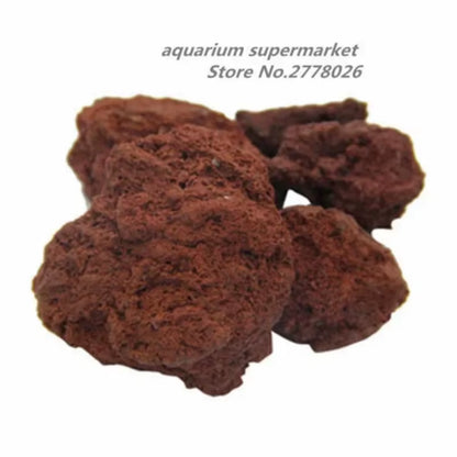 Aquarium Filter Material Fish Tank Landscape Furnishing Volcanic Stone Water Plant Grow Fix Fish Tank Bottom Sand 300G