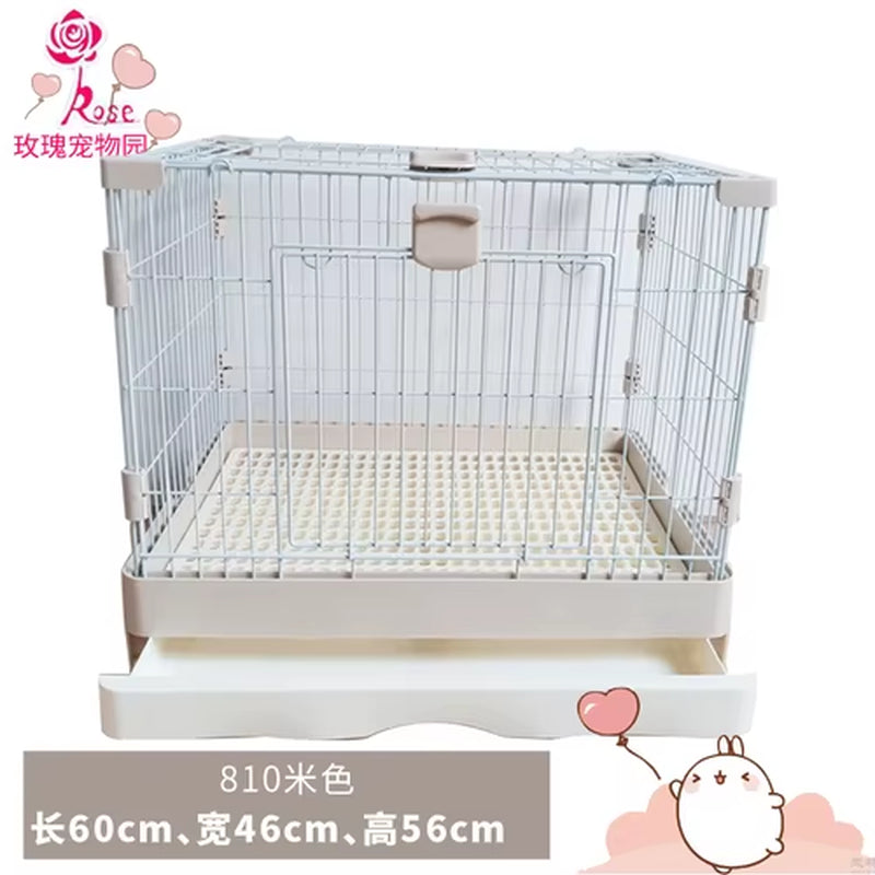 Rabbit Cage Automatic Dung Cleaning Rabbit Cage Household Extra Large Rabbit Cage Rabbit Villa Nest Rabbit House Pet Cage