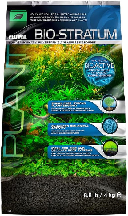 Fluval 12694 Plant and Shrimp Stratum for Freshwater Fish Tanks, 8.8 Lbs. – Aquarium Substrate for Strong Plant Growth, Supports Neutral to Slightly Acidic Ph