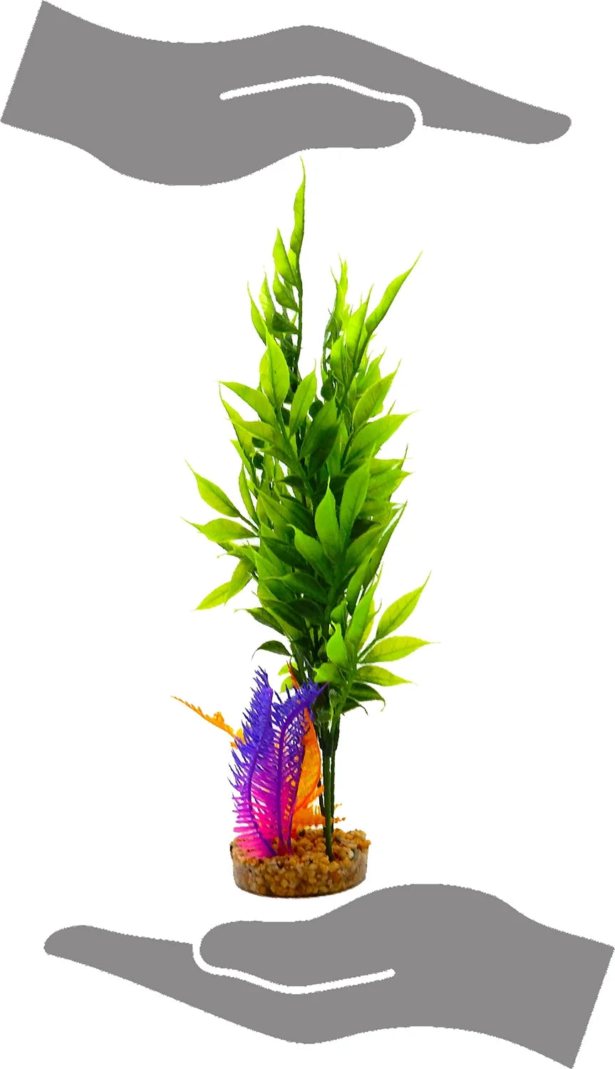 Aqua Culture XL Standing Aquarium Plant - Multicolor