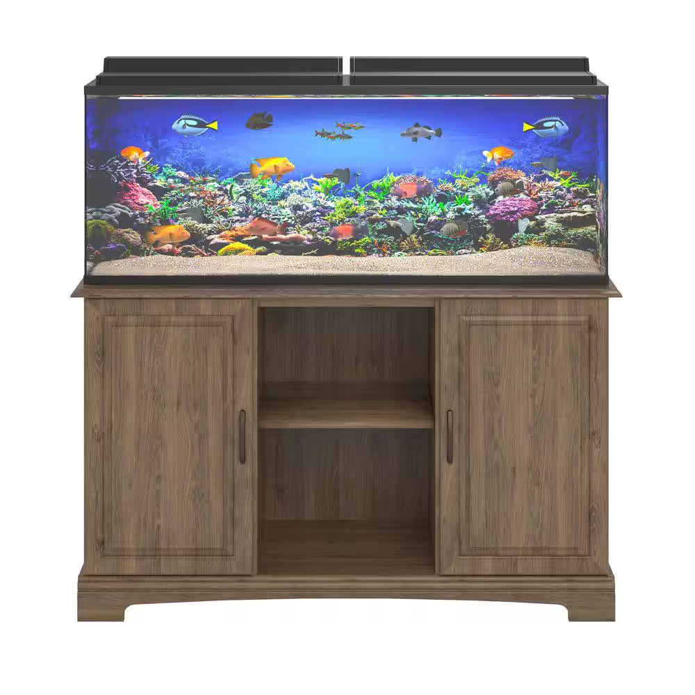 Seagull Rustic Oak 50 Gal. - 75 Gal. Aquarium Stand