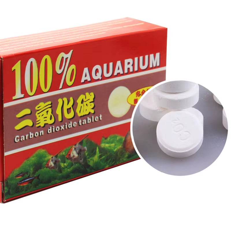 Aquarium CO2 Tablet Carbon Dioxide Supplements Diffuser for Water Plant Grass Aquarium Fish Tank Aquarium Accessories