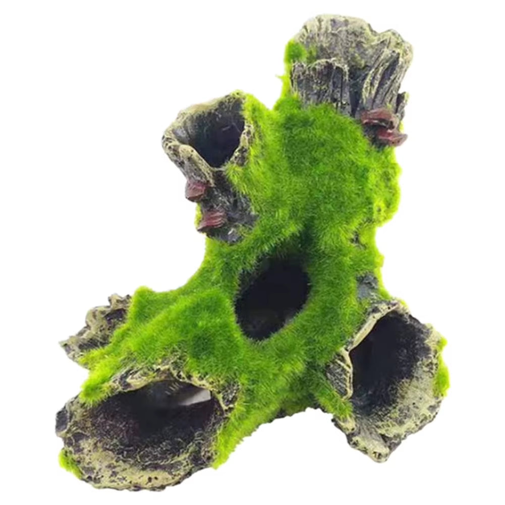 Aquarium Tree Trunk Resin for Fish Tank Decoration for Hiding Shrimp and Fish Landscape Rock Hiding Cave Tree Decoration