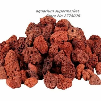 Aquarium Filter Material Fish Tank Landscape Furnishing Volcanic Stone Water Plant Grow Fix Fish Tank Bottom Sand 300G